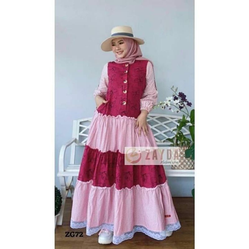 FLASH SALE Gamis zayda terbaru / gamis zayda / ZAYDA ZG 72