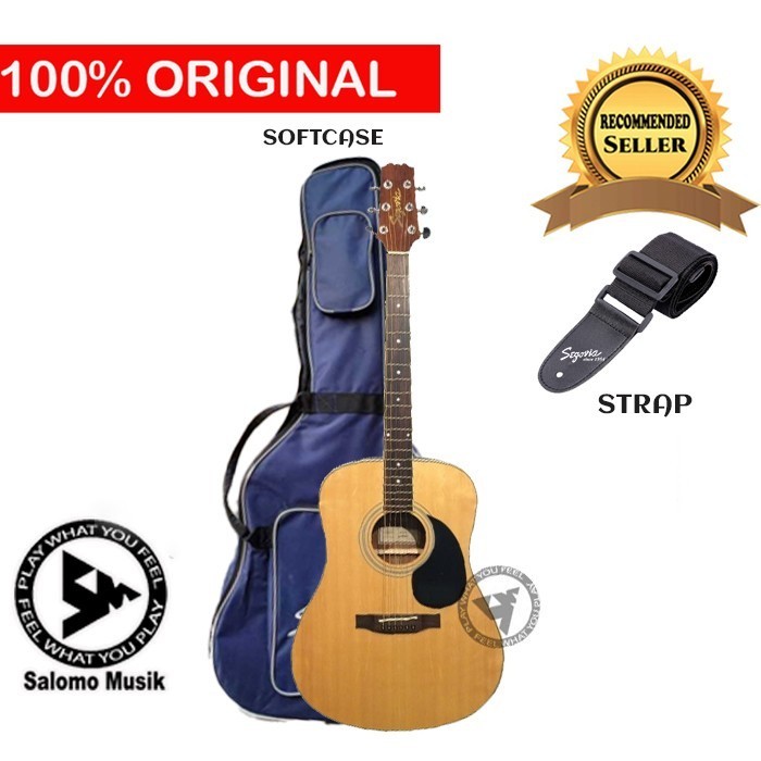 Gitar Akustik Elektrik Segovia D07 GN Free Gigbag Original