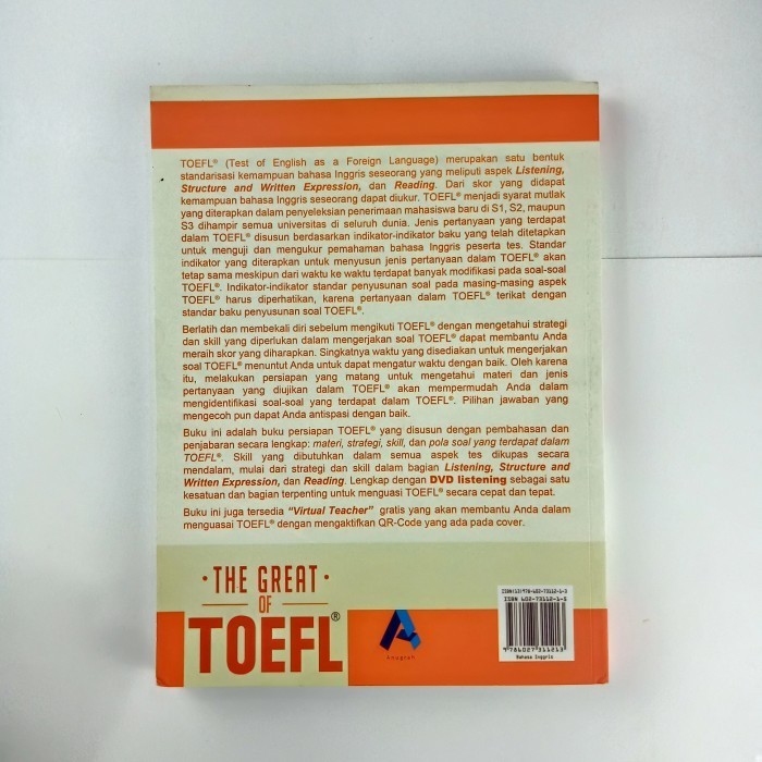 ✨BISA COD✨ - Buku The Great Of TOEFL (IBT & ITP)