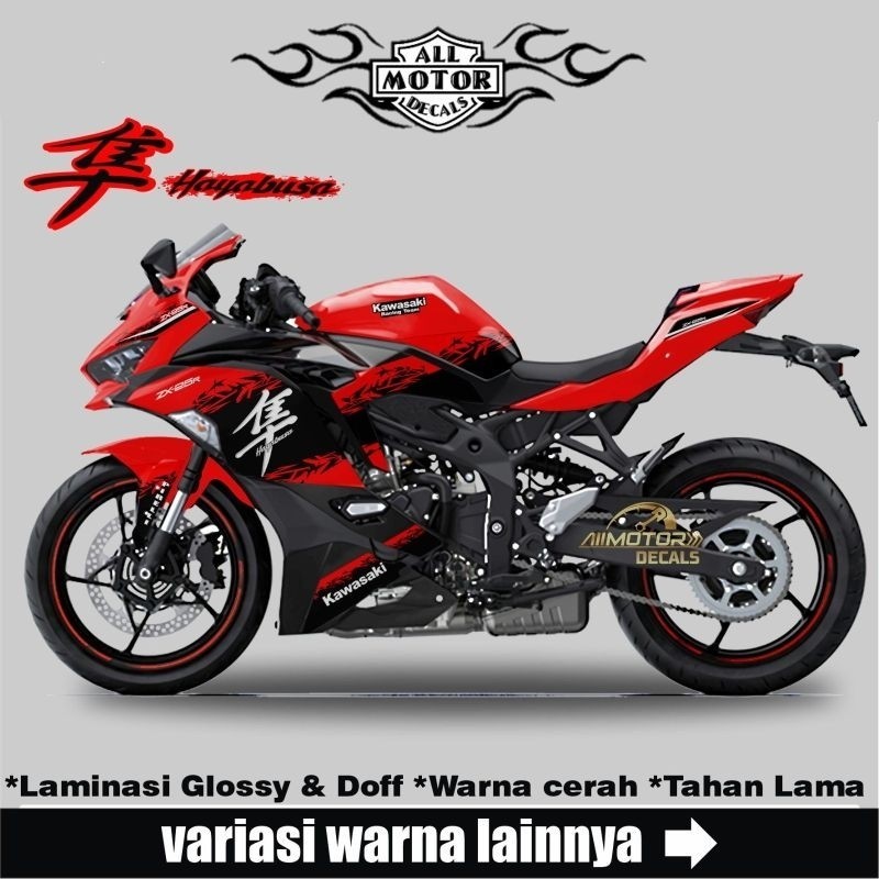 Decal Stiker Zx25r Livery Hayabusa Racing / Striping Ninja zx25r / Sticker Motor ZX25R / Stiker Skot