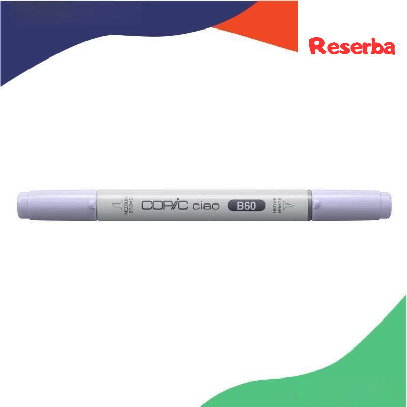 

Copic Ciao Sketch Spidol Grafis Marker PALE BLUE GRAY (CCM/B60) Alcohol Based Made In Japan (Clearance Sale)