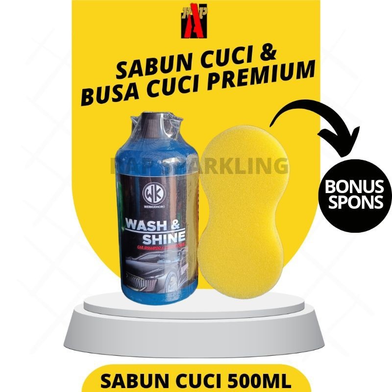 Sabun Cuci Mobil / Sabun Cuci Motor 500ml & Busa Cuci Multifungsi daya serap tinggi