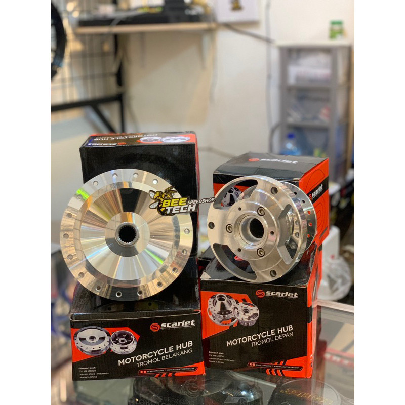 TROMOL DEPAN&BELAKANG NMAX OLD/NEW ORIGINAL SCARLET