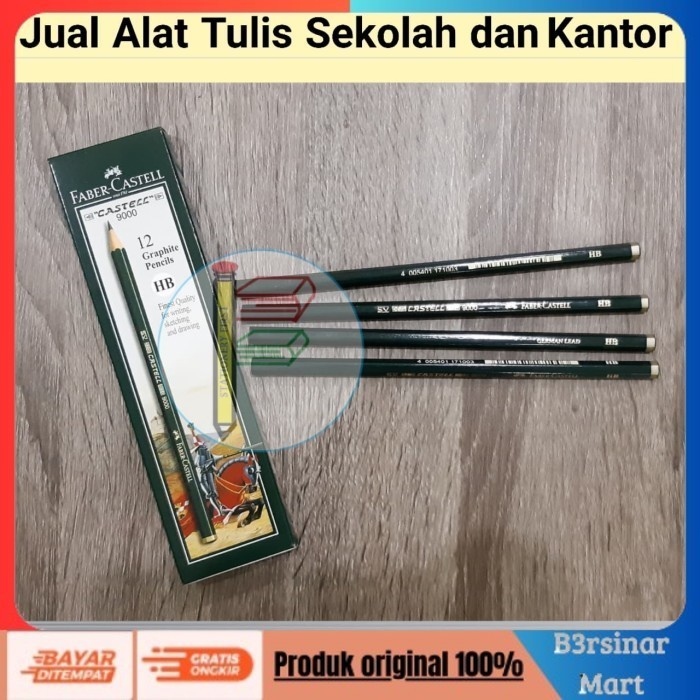 

[[KUALITAS TERBAIK]] Pensil 2B/ HB Faber Castell 2B Faber COD