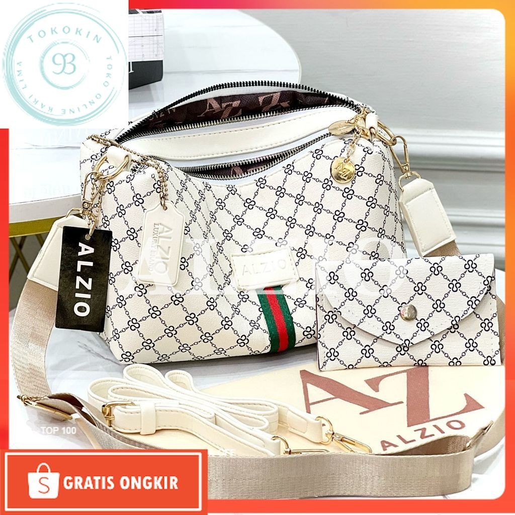 Tas Terbaru / ALZIO - tas wanita selempang bahu korean bag style - ALZIO KIMBERLYY BAG