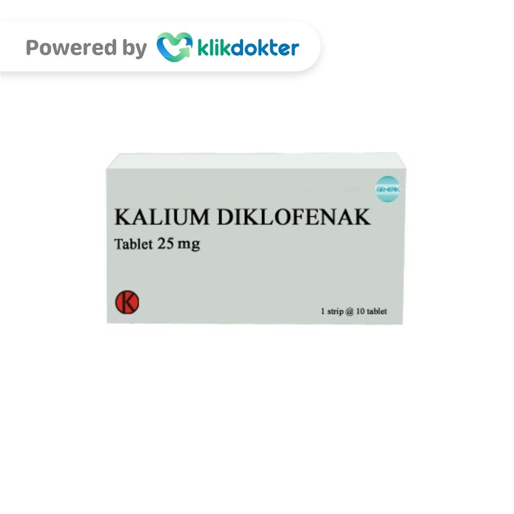 Kalium Diklofenak 25mg 10 Tablet Generik