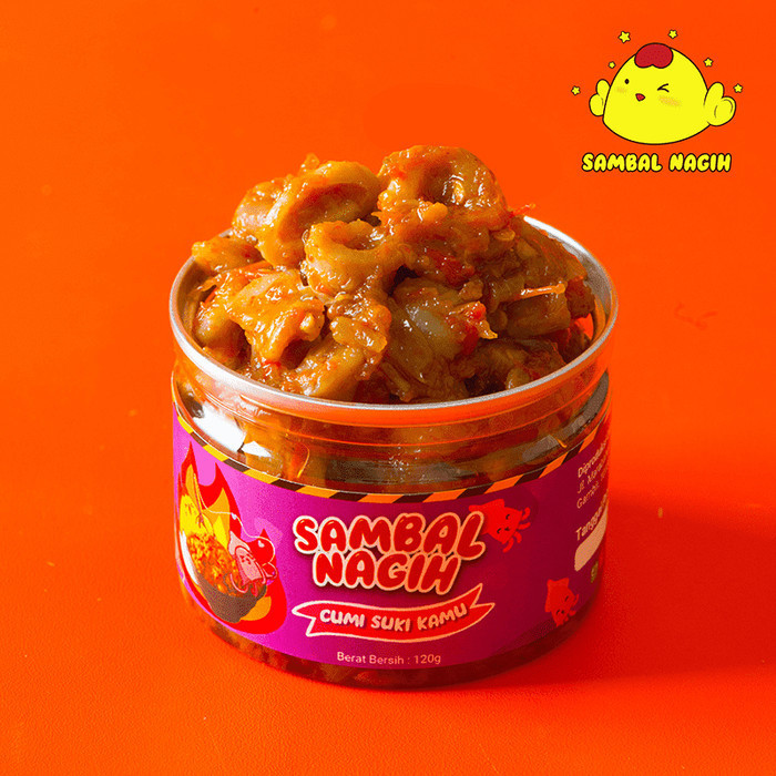 

Sambal Nagih - Sambal Cumi Suki Kamu - New Cumi 120gr