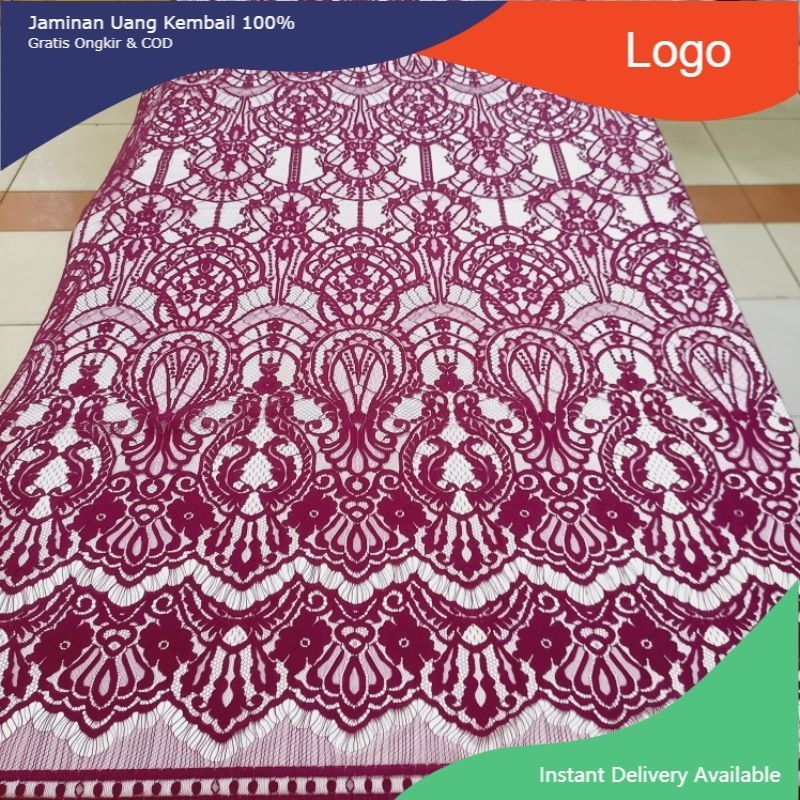 Brukat Semi francis Original Fatmawati Corneli Cord Bakal Kain Kebaya Semi Francis Fatmawati Seragam