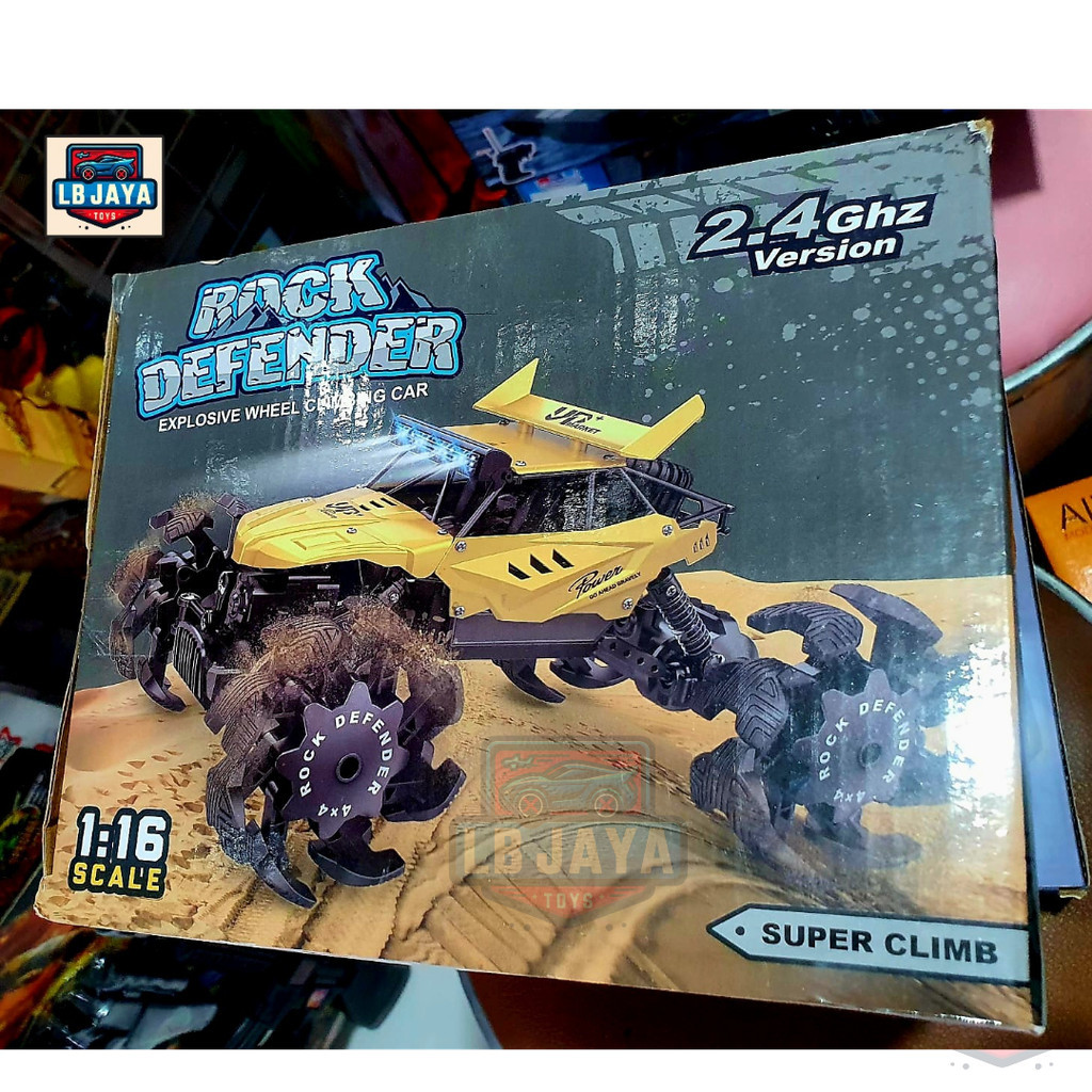 RC Offroad Mobil Rock Defender Explosive Wheel Climbing Ban Mekar Segala Medan