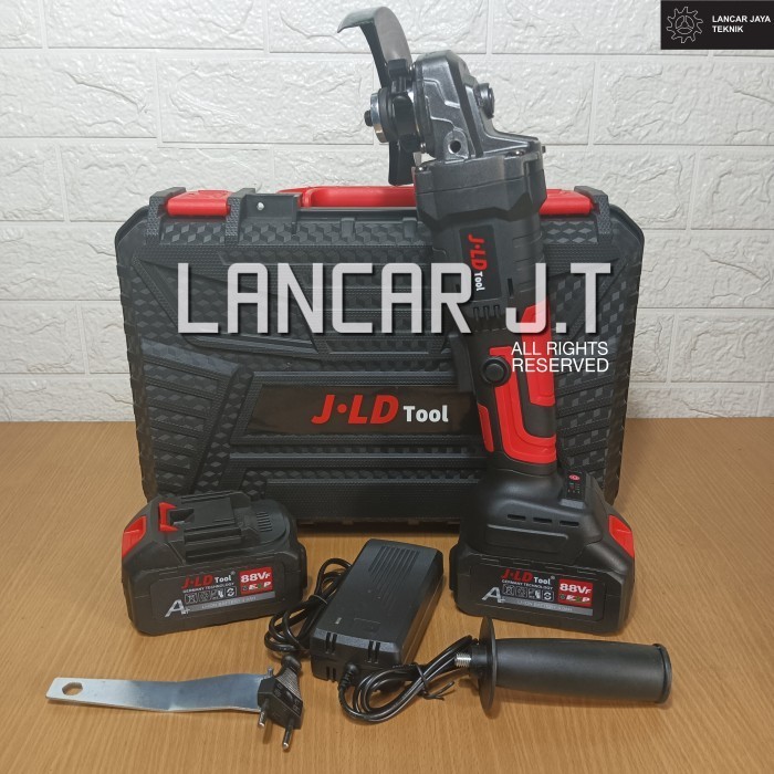 MESIN GERINDA BATERAI CORDLESS 48V JLD GERINDA TANGAN BATERAI FULL SET