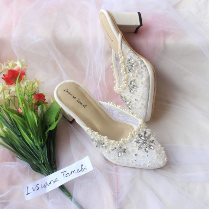 𝑳𝑼𝑺𝑰𝑨𝑵𝑨 𝑯𝑨𝑵𝑨𝑹𝒀𝑰  | Sepatu heels model platfoam sandal pesta sepatu pengantin wanita  Hells kondangan