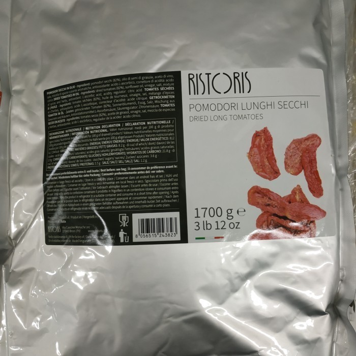 

Sundried Tomato 1,7kg in Pouch- Italian Imported
