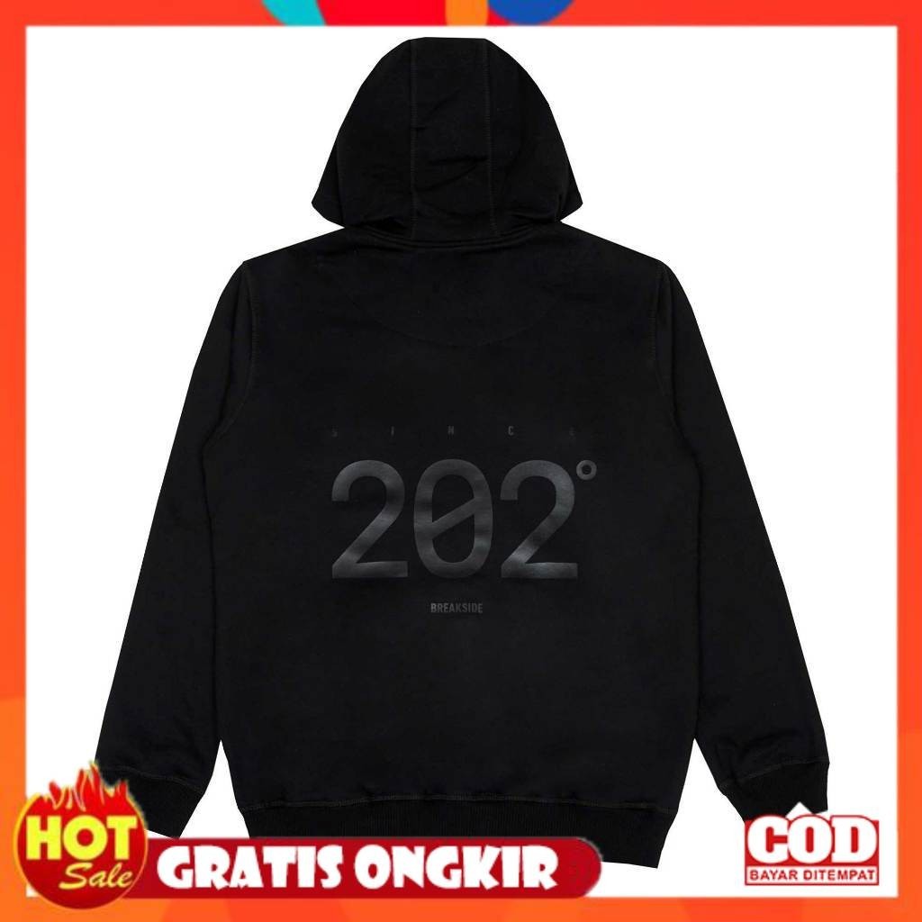 [PREMIUM ORIGINAL] Breakside Hoodie Heritage - Black Hoodie Pria