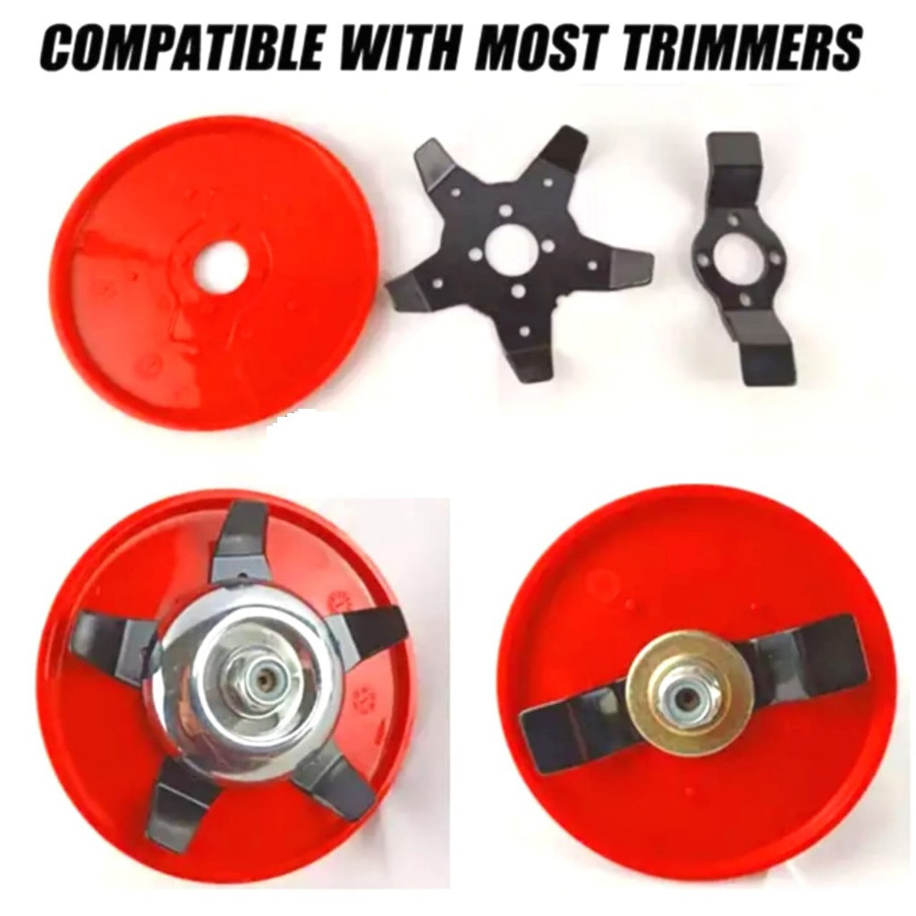 SHVA. Mata Pisau Matun Rumput Mesin Pemotong Rumput Tanah Potong Rumput 6 Blade Mata Pisau 6