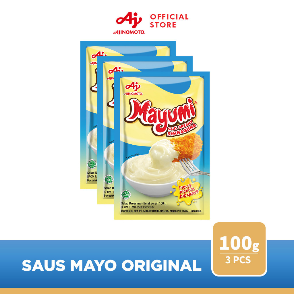 

MAYUMI® Mayonaise Saus Mayo Original 100g ( 3pcs)