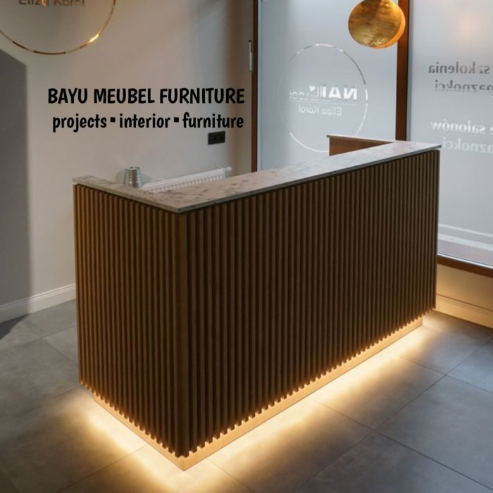 PROMO BIG SALE Terbaru Meja Kasir Resepsionis Salon ,Cafe, Boutique