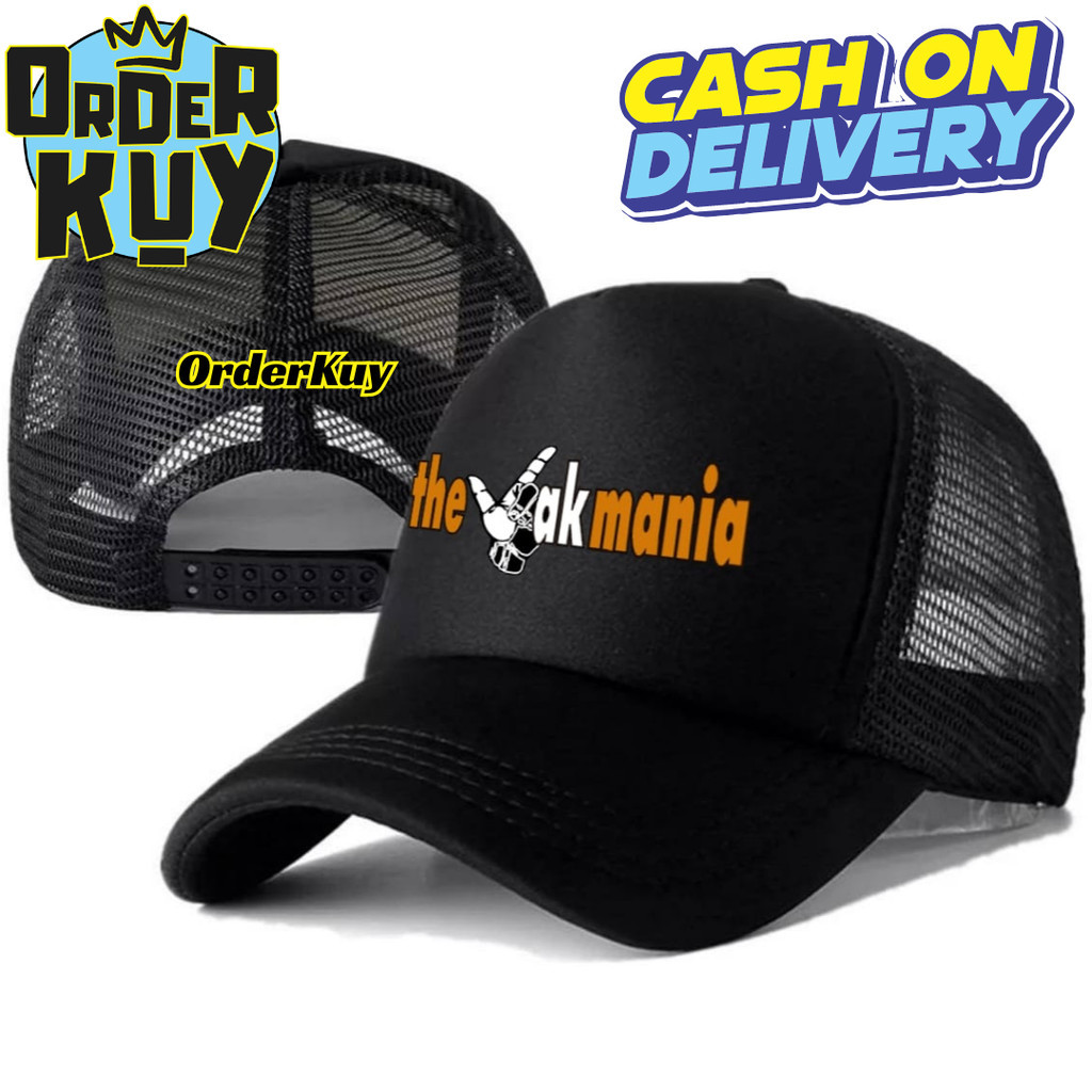 OrderKuy Topi Trucker THE JAK MANIA - Topi Distro THE JAK MANIA Logo - Topi THE JAK MANIA Premium - 