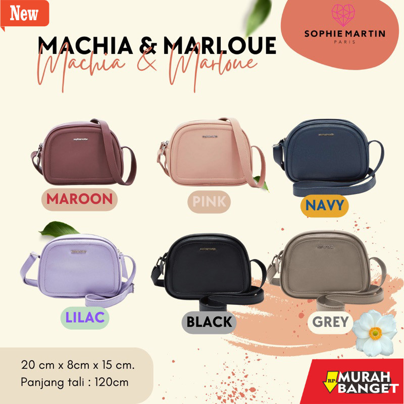 Selempang Wanita Kekinian Tas wanita sophie martin paris marloue dn machia bag