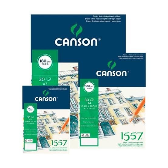 

✨LARIS✨ -CANSON 1557 DRAWING PAD SKETCHBOOK BUKU GAMBAR SKETSA - A4