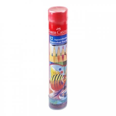 

✨LARIS✨ -Faber-Castell Watercolour Pencils 12 round tin / pensil warna 12