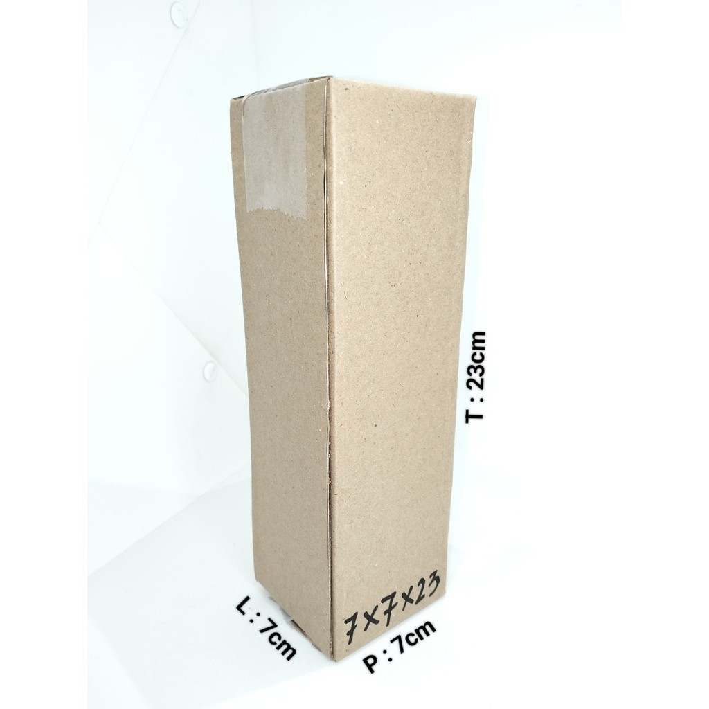 

10 PCS KARDUS PACKING TUMBLER 7X7X23 CM B FLUTE BARU