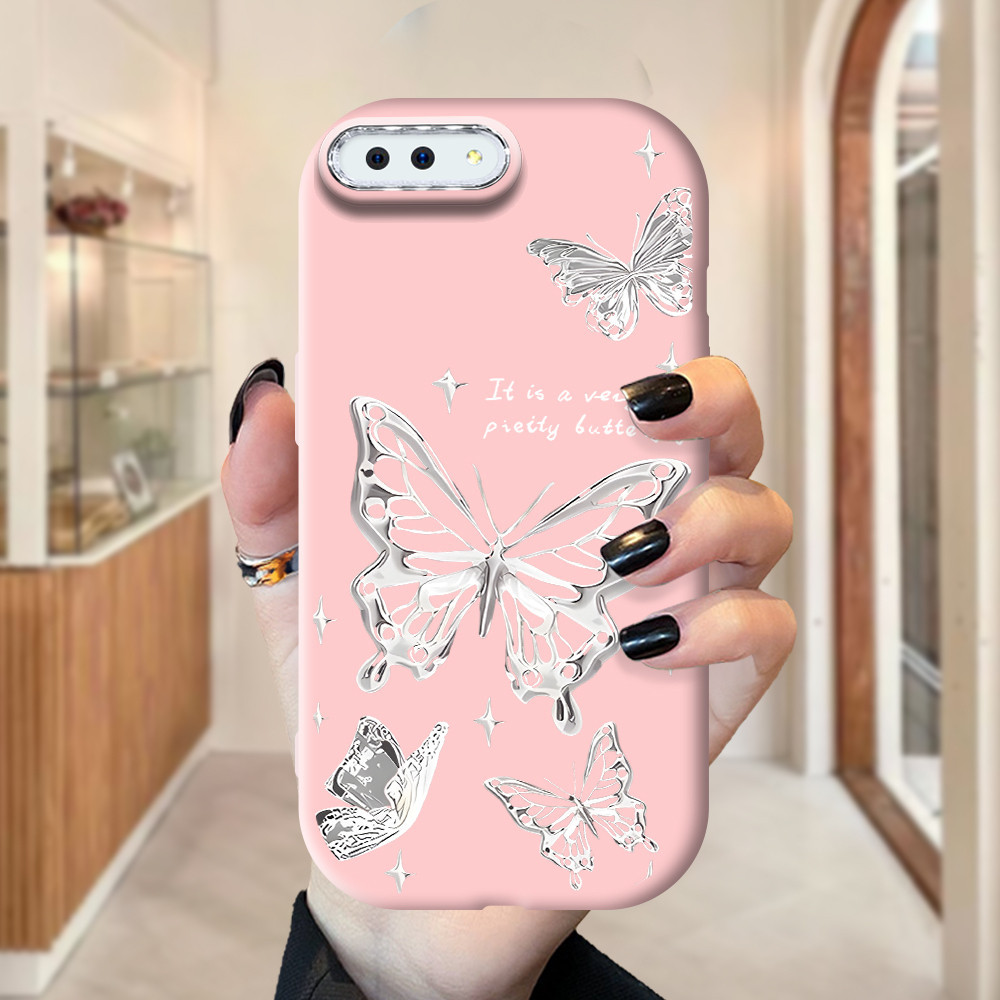 Untuk Realme C1 Butterfly 4085 Softcase Kesing Case Casing Hp