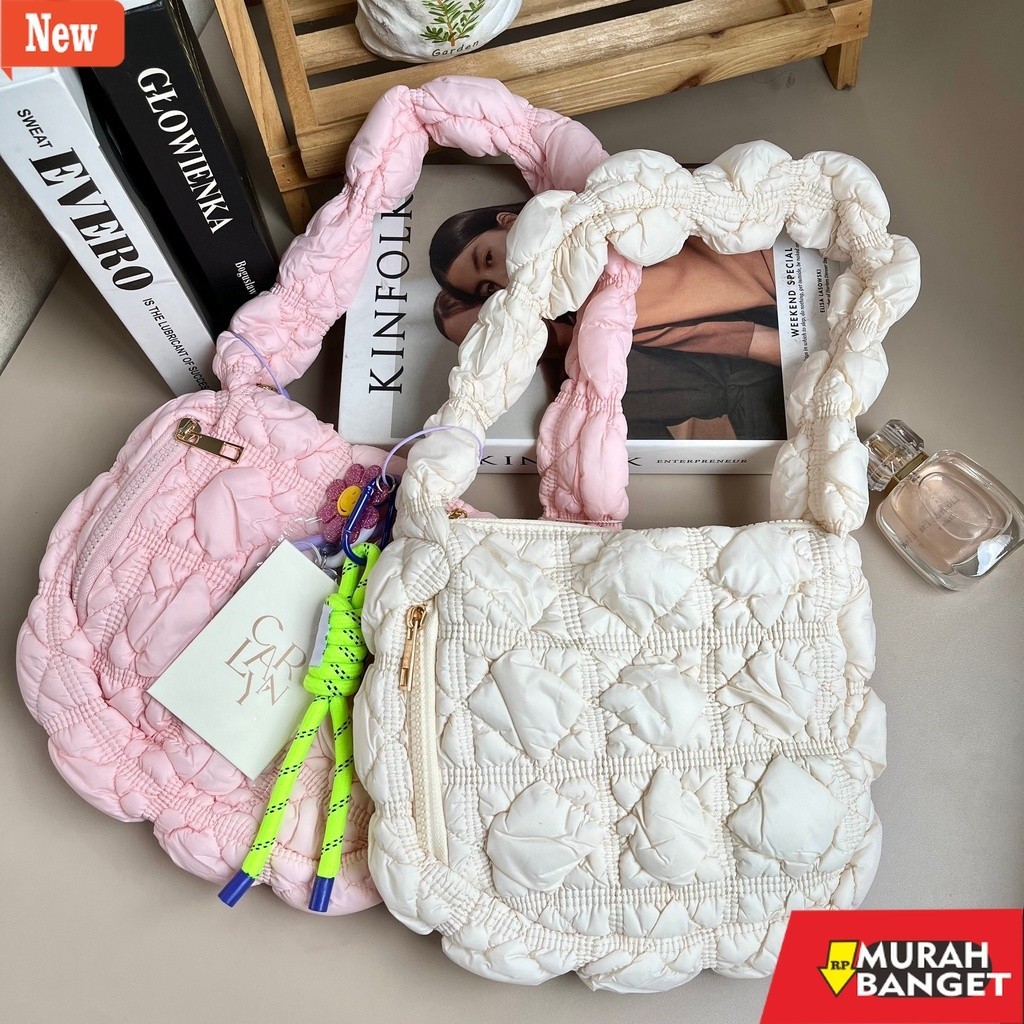 Tas Bulan Sabit Wanita TAS WANITA CARLYN CR003 ELEGANT PILLOW BAG