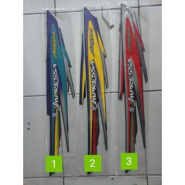 Sticker Striping grand impressa 2001 DV SPORT