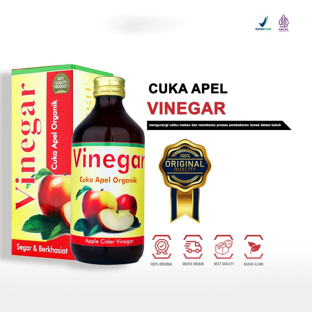 

Cuka Apel VINEGAR - Apple Cider Vinegar Organic - 330ml