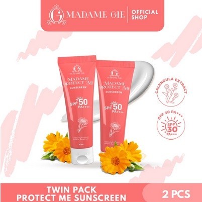 Madame Gie Madame Protect Me Sunscreen SPF 50 PA ++++ With Calendula - Skincare Sunblock