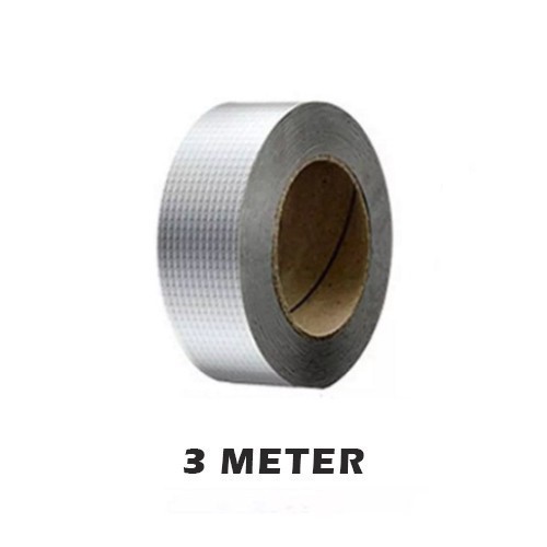 

Lakban Anti Bocor Aluminum Foil Tape Waterproof Lem Perekat Anti Air 3 Meter ready COD