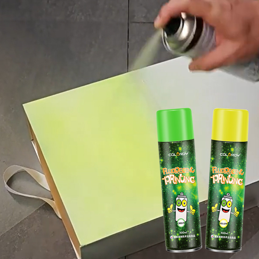 CAT SEMPROT PILOX KINTA GLOW IN THE DARK PILOK FOSFOR PAINT AEROSOL HIGH QUALITY