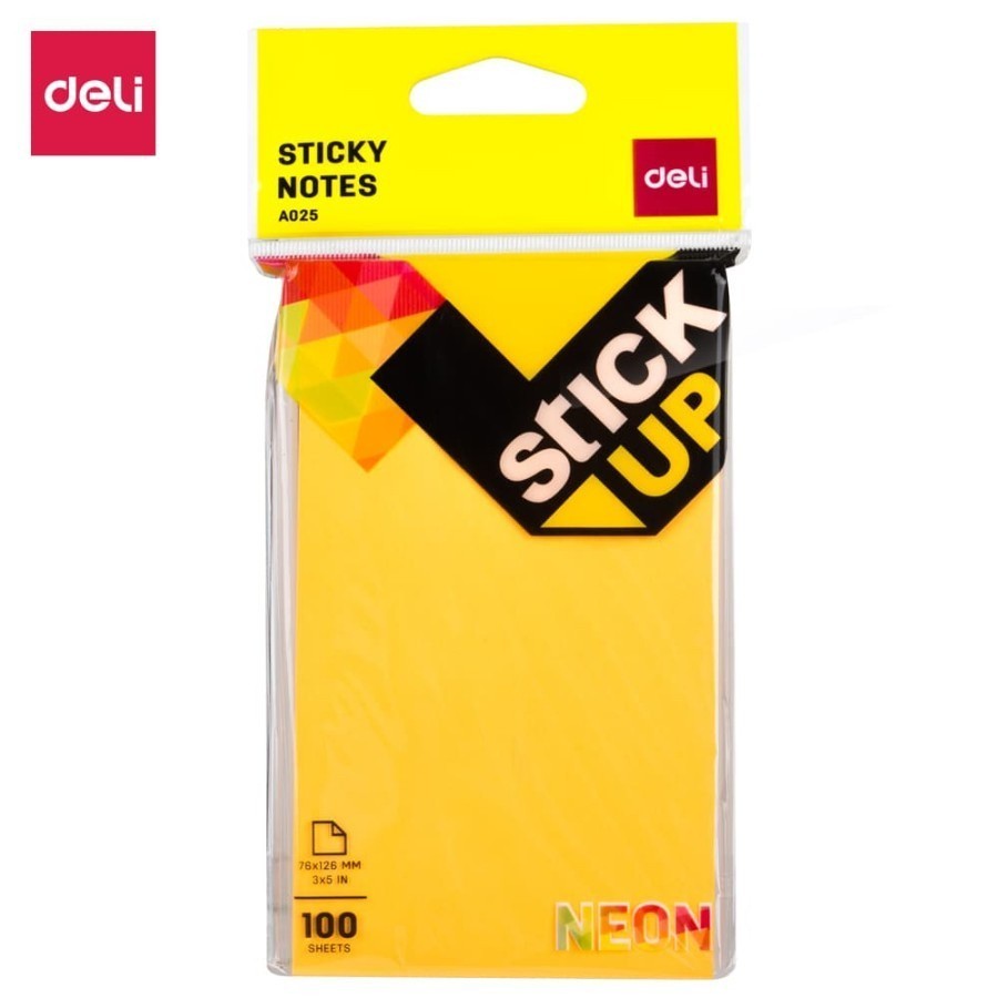 

Deli | Sticky Note Pad Notes Sticky UP | 76 x 51 mm | EA02202