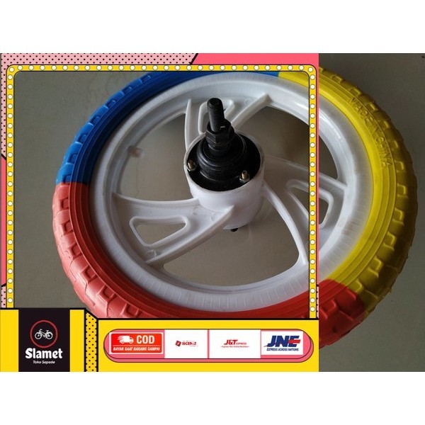velg sepeda anak 12 ban busa ban Eva ban mati belakang