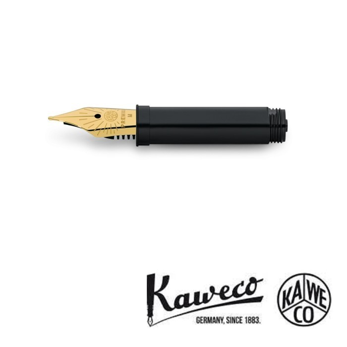 

58FED~ Best Quality KAWECO Premium Nib 060 Steel - GoldPlated, Medium
