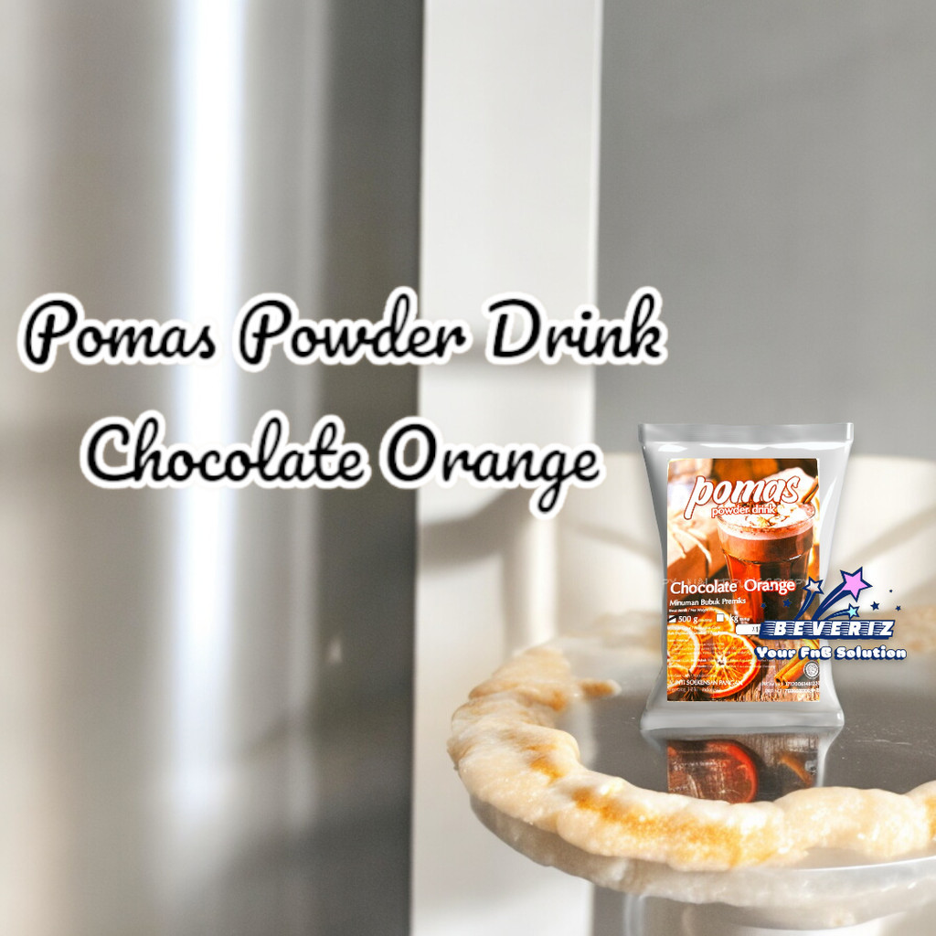 

Pomas Chocolate Orange Powder Drink | Bubuk Minuman Rasa | Serbuk Boba Bubble Kekinian 500 Gram