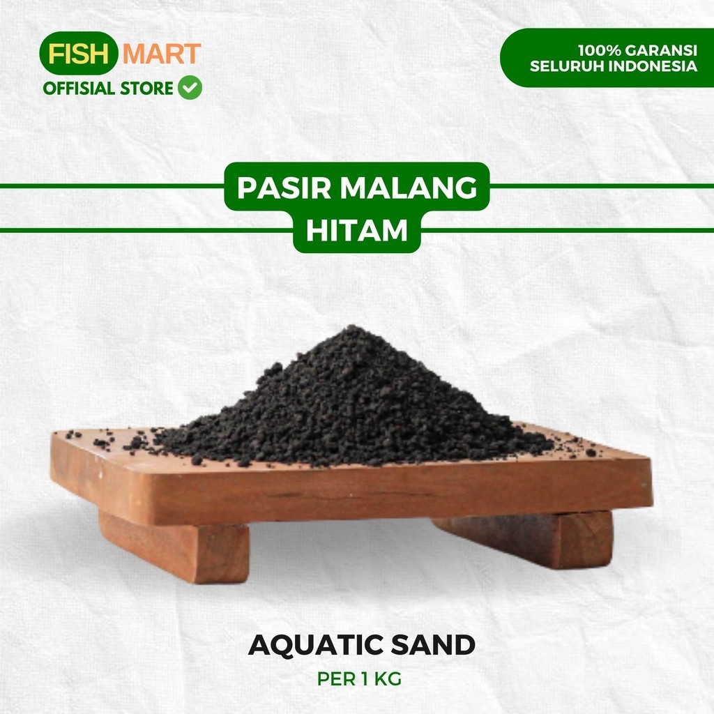 Pasir Malang Hitam Media Tanam Aquascape Aquarium Halus Kasar No 1 2 3 Tanaman Hias Aglonema Kaktus