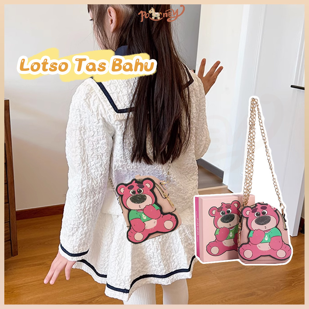 Poney Tas Selempang Mini Anak Imut Tas Bahu Anak Kecil Crossbody Tas Bahu Anak Perempuan Korea