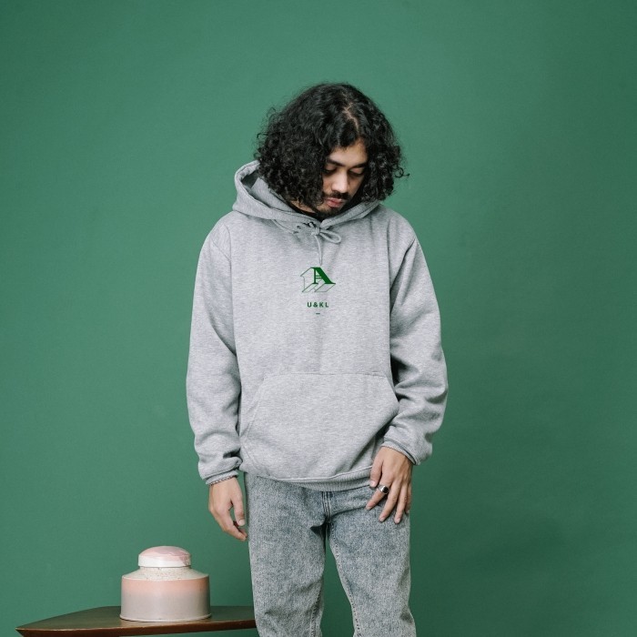 UNKL347 Jacket Hoodie Misty Model Simpel Bahan Fleece DTZO