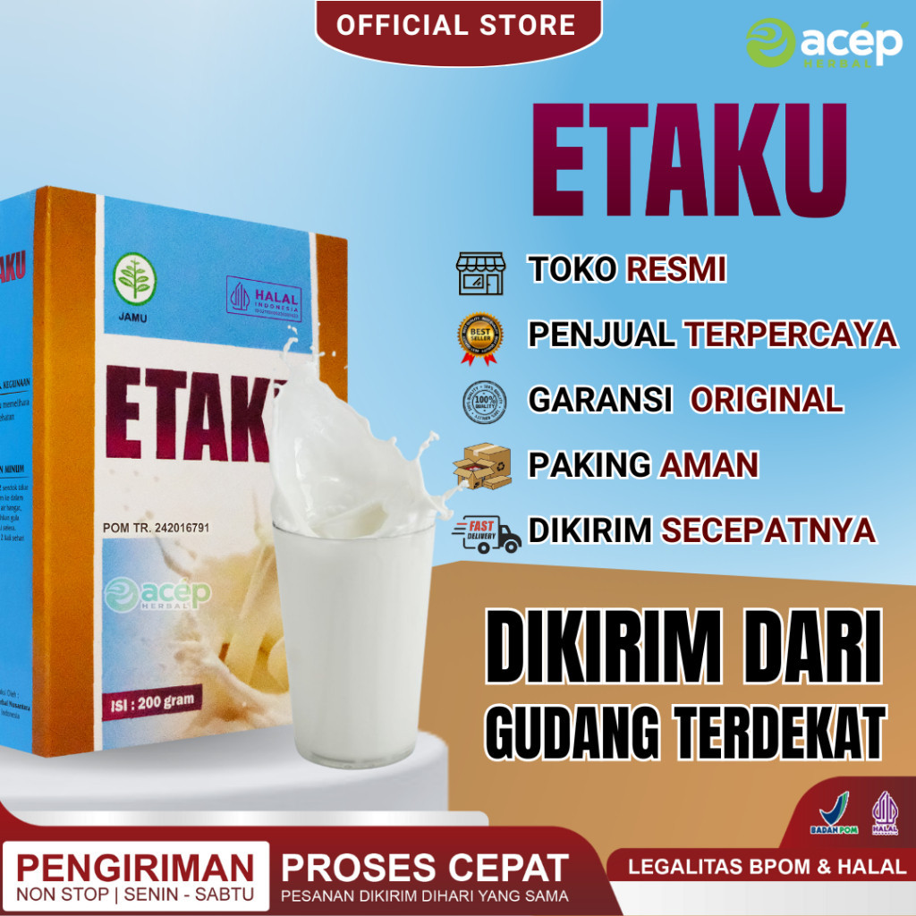 

Susu Kambing Etawa Etaku Asli Original Tanpa Gula dan Krimer Aman Tanpa Efek Samping(GRATIS ONGKIR) Original