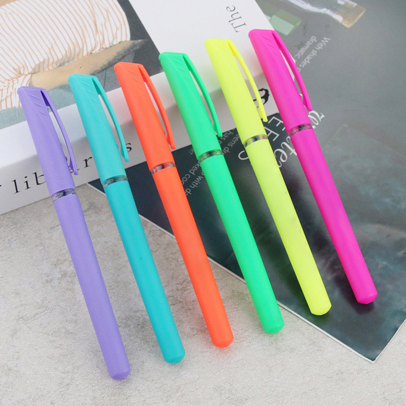 

Pena Iklan Pena Hadiah Pena Air Buram Karbon PP Pena Netral Hitam 0 5 Mm MG