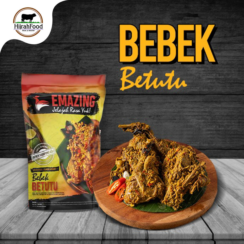 Emazing Bebek Betutu 900 gram Higienis Khas Bali Frozen Food Siap Masak