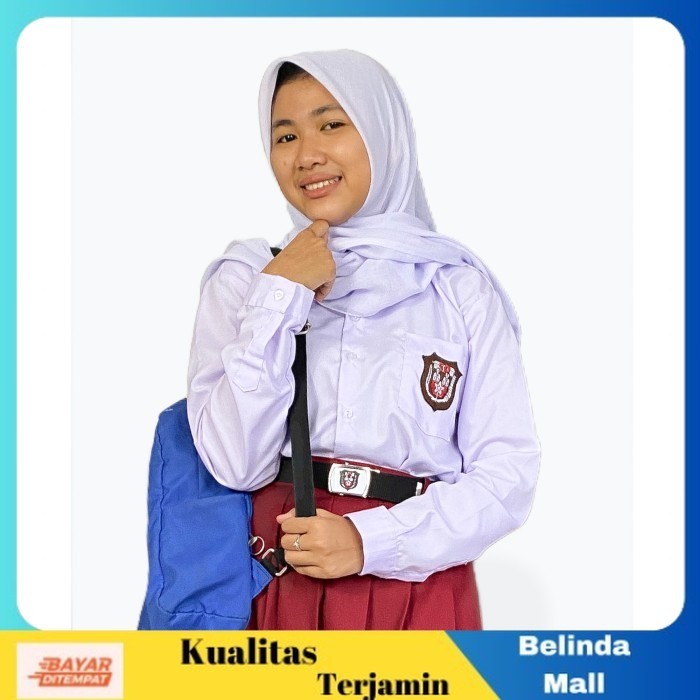 

⭐COD⭐ Seragam Sekolah Baju SD/MI Kemeja Putih Lengan Panjang Kelas 16 6 TERLARIS