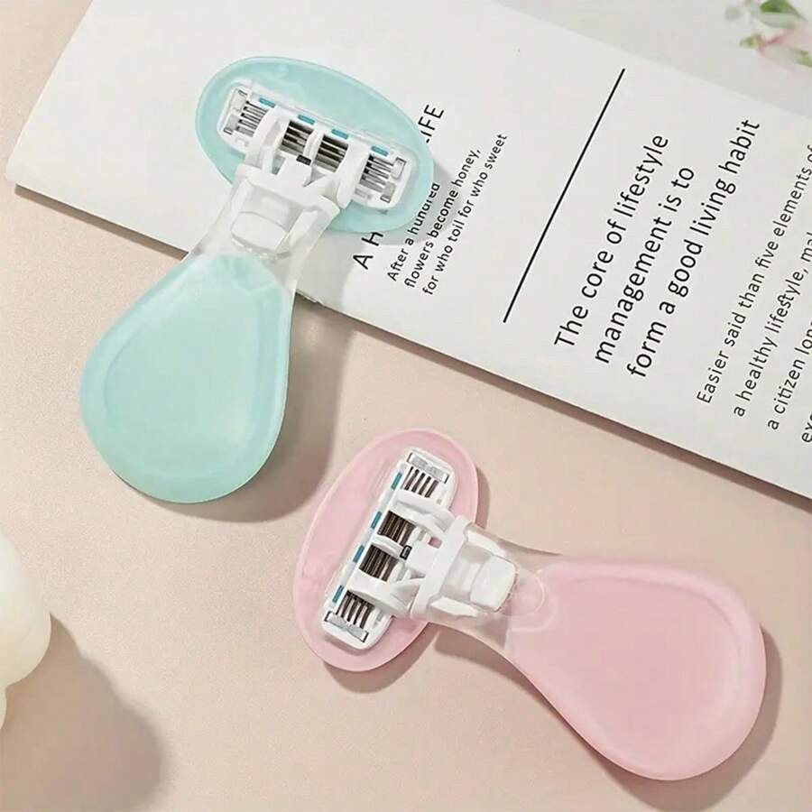 Alat Pencukur Wanita Pisau Cukur Bulu Shaver Manual Fleksibel Desain Lucu