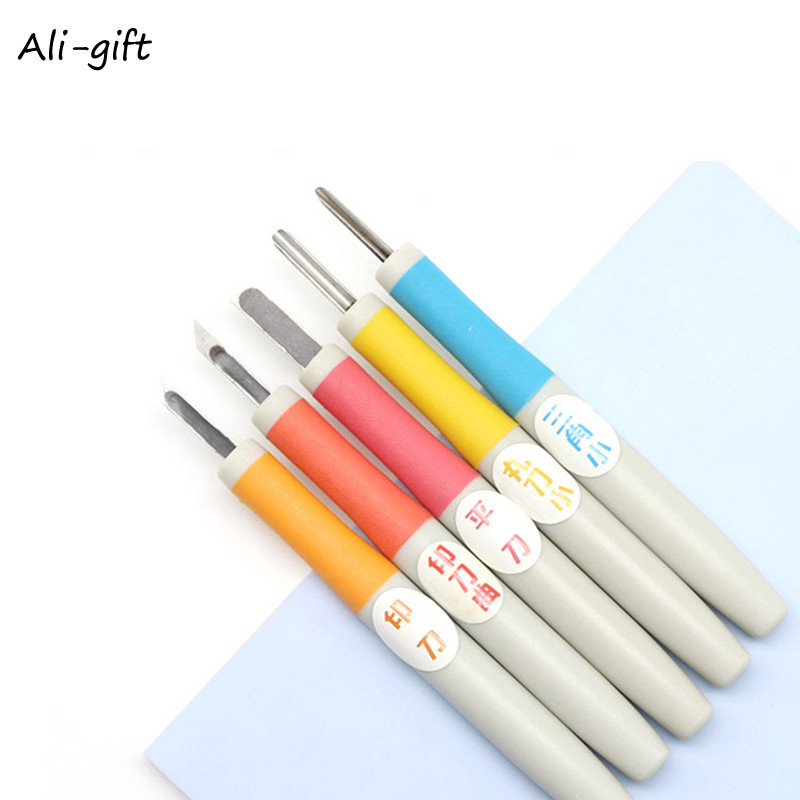 

Premium Steel Cutter Set, Rubber Stamp Engraving, Woodworking Carving, DIY Art Tools, Pen Accessories