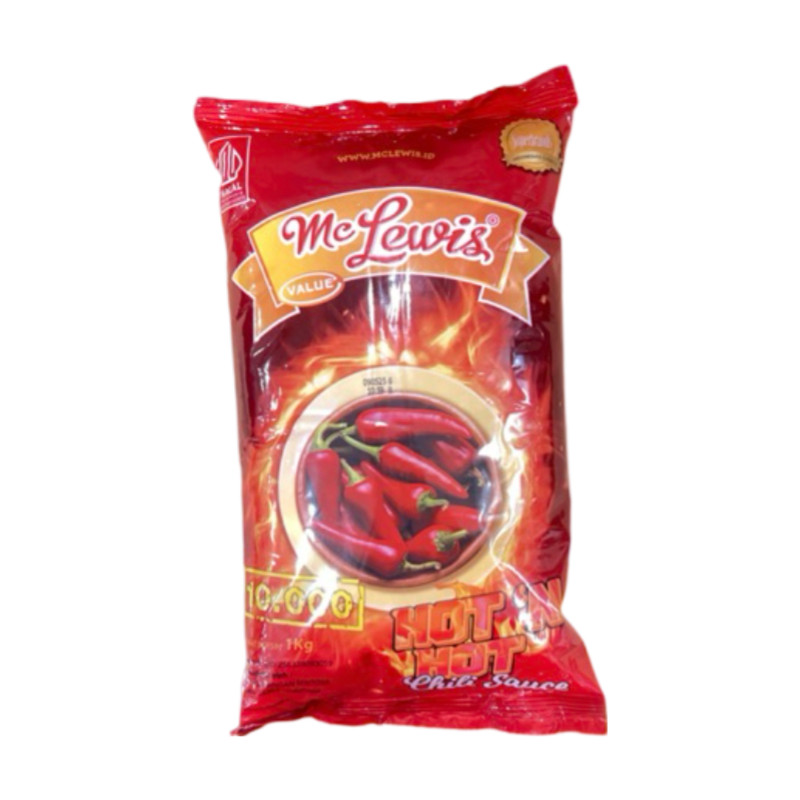 

Mc Lewis Chili Sauce Hot N Hot 12x900g - Saus Sambal Hot N Hot 12x900g