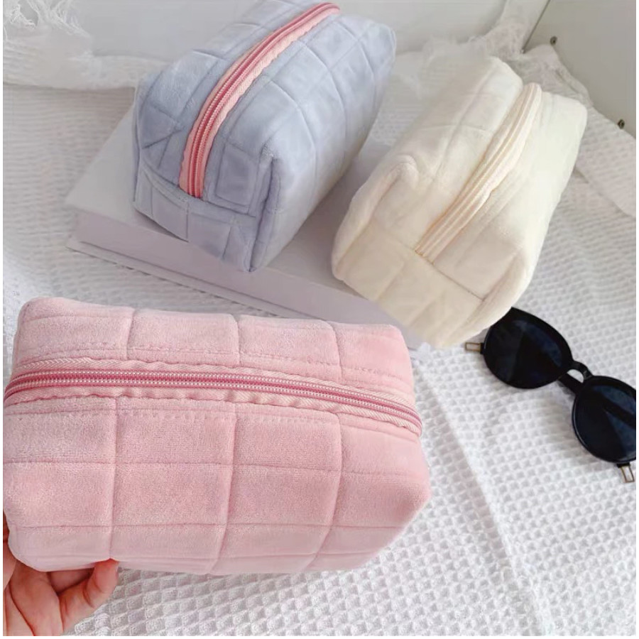 

Kotak Pensil Tas Bantal Pillow Tempat Pencil Case / Puffy Makeup Pouch / Pencase Kapasitas Besar