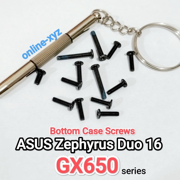 baut sekrup casing ASUS ROG GX650 GX650R GX650RX GX650RM GX650P GX650PZ GX650PY Zephyrus Duo 16 rm p