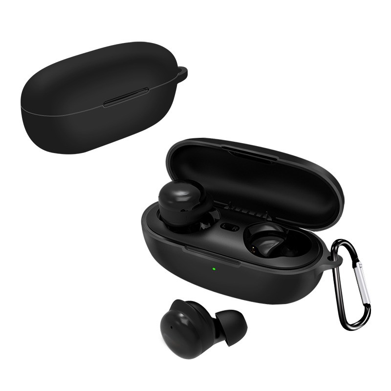 For QCY T17 Case Wireless Bluetooth Headset Cover Original Liquid Soft Silicone Case for QCY T17 Cas