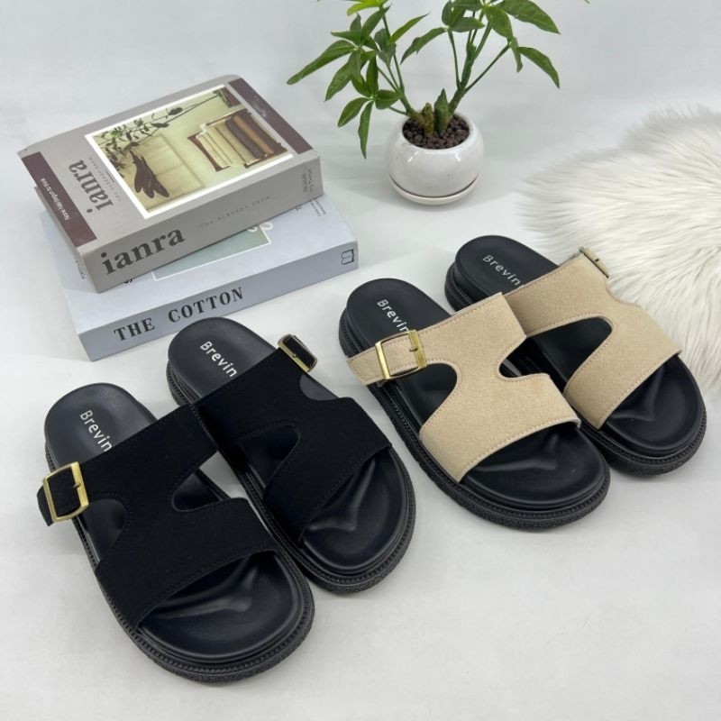 sepatu wanita model sandal korea import 3.5cm (59906)